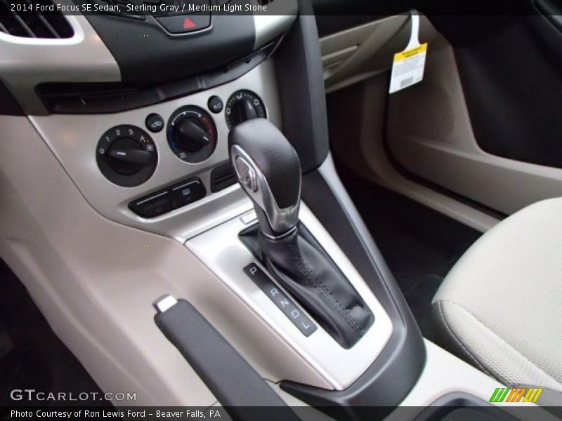 Sterling Gray / Medium Light Stone 2014 Ford Focus SE Sedan