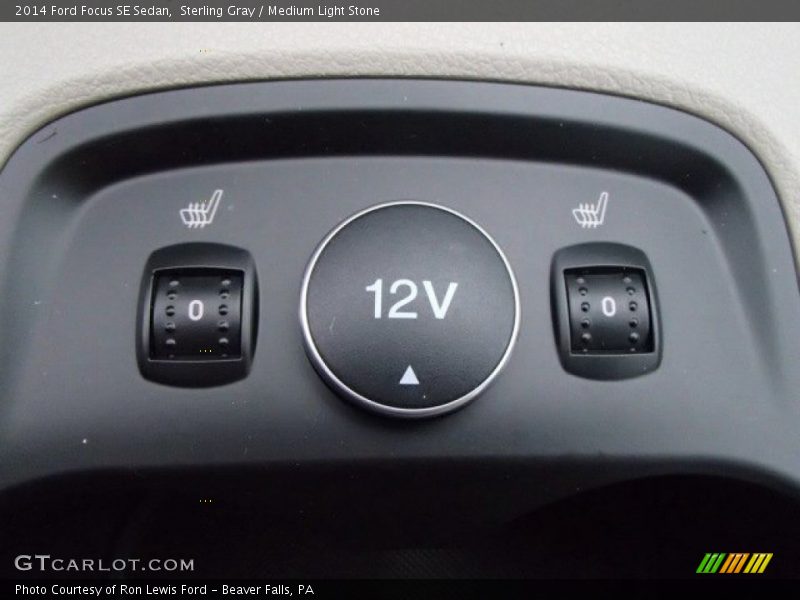 Sterling Gray / Medium Light Stone 2014 Ford Focus SE Sedan
