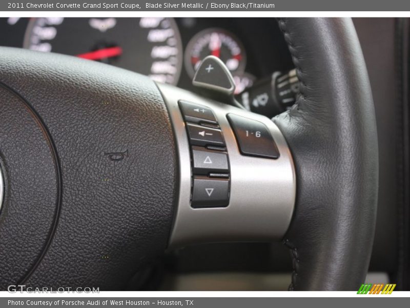 Blade Silver Metallic / Ebony Black/Titanium 2011 Chevrolet Corvette Grand Sport Coupe