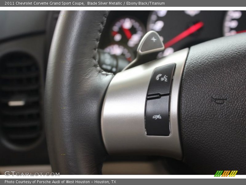 Blade Silver Metallic / Ebony Black/Titanium 2011 Chevrolet Corvette Grand Sport Coupe
