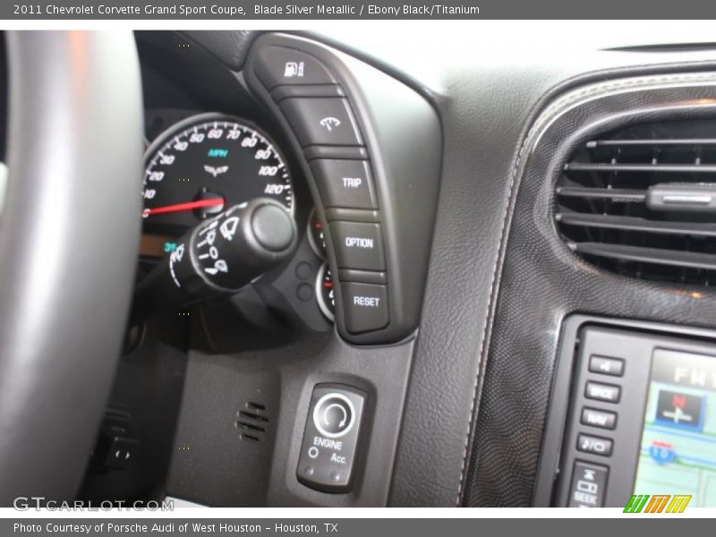 Blade Silver Metallic / Ebony Black/Titanium 2011 Chevrolet Corvette Grand Sport Coupe