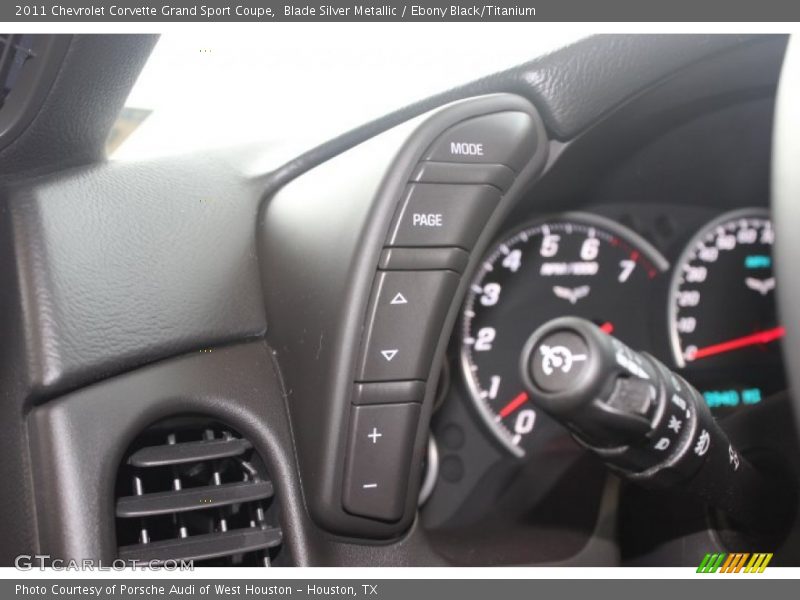Blade Silver Metallic / Ebony Black/Titanium 2011 Chevrolet Corvette Grand Sport Coupe