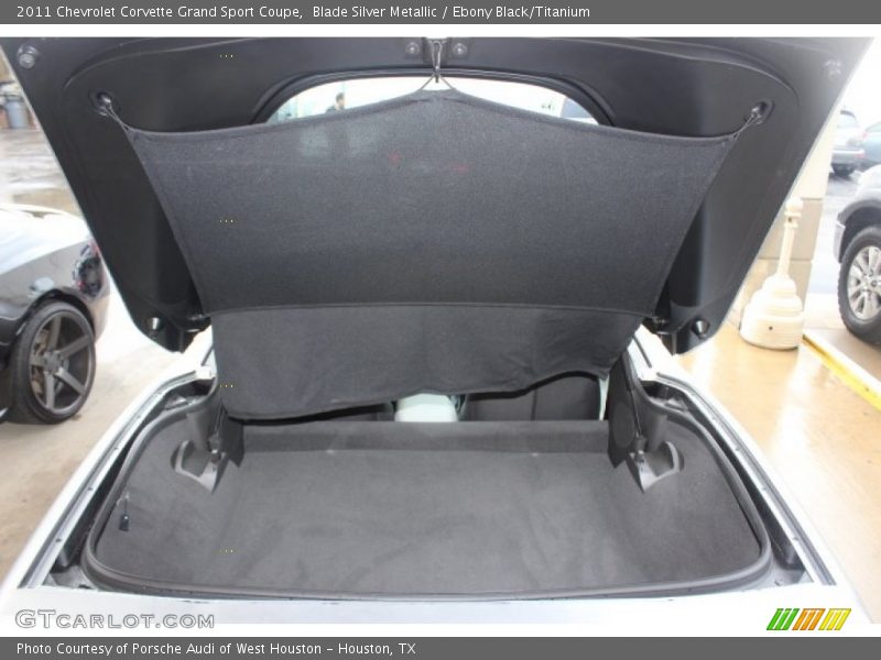Blade Silver Metallic / Ebony Black/Titanium 2011 Chevrolet Corvette Grand Sport Coupe