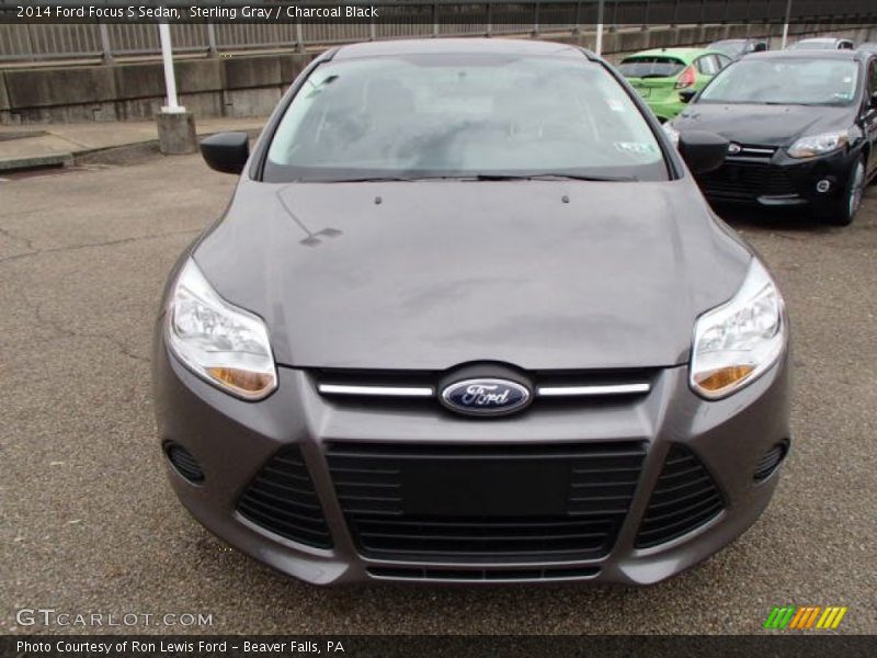 Sterling Gray / Charcoal Black 2014 Ford Focus S Sedan