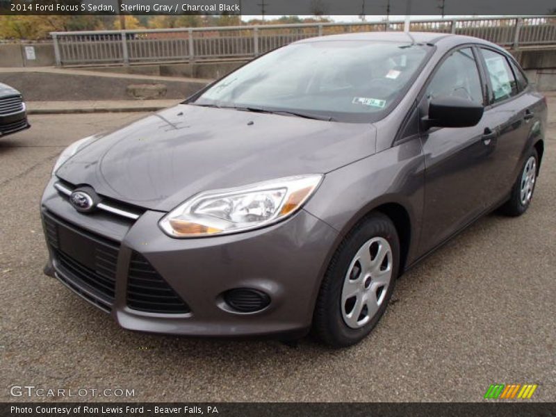 Sterling Gray / Charcoal Black 2014 Ford Focus S Sedan