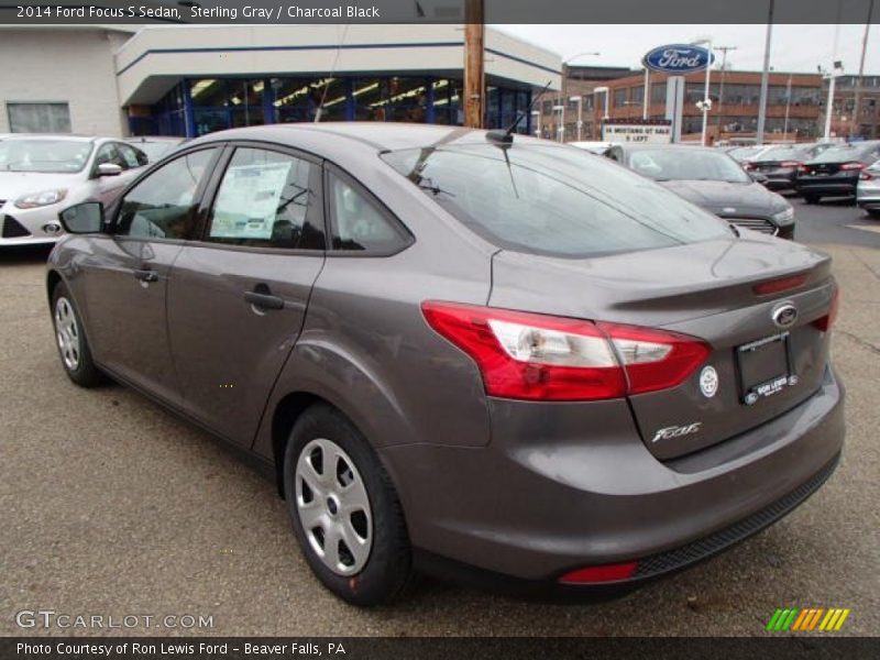 Sterling Gray / Charcoal Black 2014 Ford Focus S Sedan