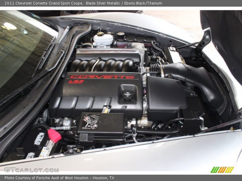 Blade Silver Metallic / Ebony Black/Titanium 2011 Chevrolet Corvette Grand Sport Coupe