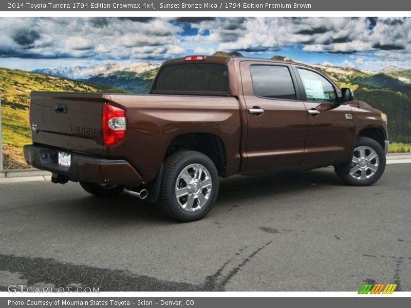 Sunset Bronze Mica / 1794 Edition Premium Brown 2014 Toyota Tundra 1794 Edition Crewmax 4x4
