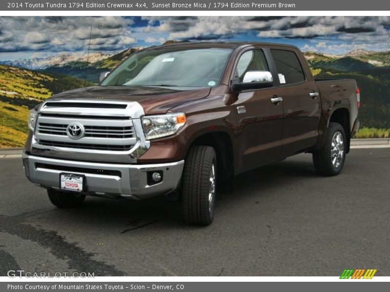 Sunset Bronze Mica / 1794 Edition Premium Brown 2014 Toyota Tundra 1794 Edition Crewmax 4x4