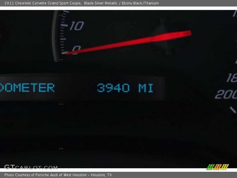 Blade Silver Metallic / Ebony Black/Titanium 2011 Chevrolet Corvette Grand Sport Coupe