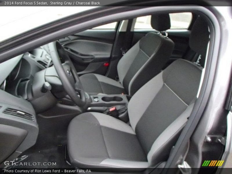 Sterling Gray / Charcoal Black 2014 Ford Focus S Sedan