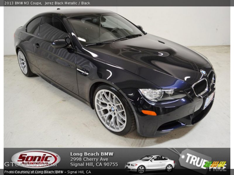 Jerez Black Metallic / Black 2013 BMW M3 Coupe