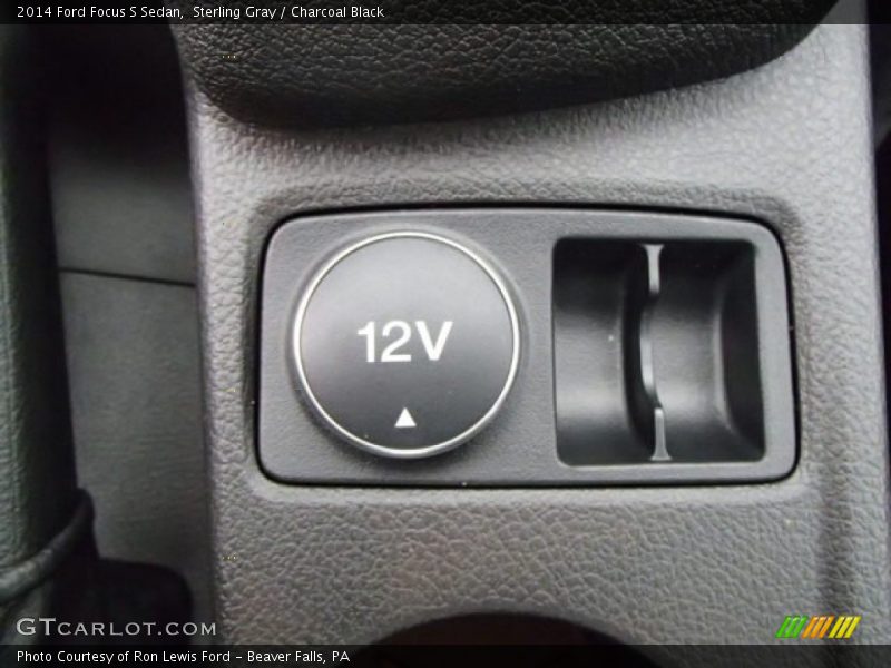 Sterling Gray / Charcoal Black 2014 Ford Focus S Sedan