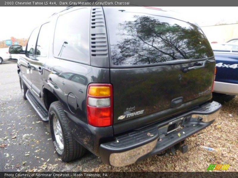 Dark Gray Metallic / Gray/Dark Charcoal 2003 Chevrolet Tahoe LS 4x4