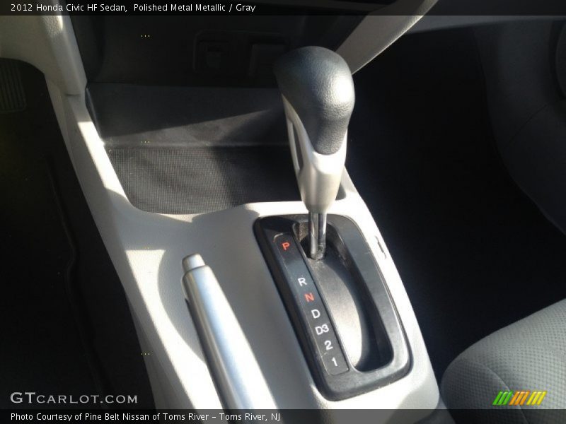 Polished Metal Metallic / Gray 2012 Honda Civic HF Sedan