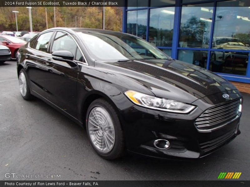 Tuxedo Black / Charcoal Black 2014 Ford Fusion SE EcoBoost