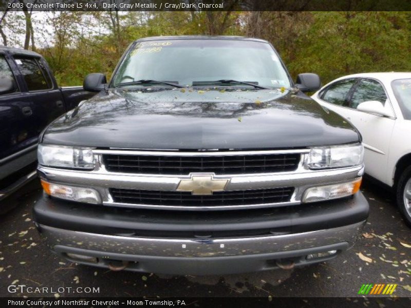 Dark Gray Metallic / Gray/Dark Charcoal 2003 Chevrolet Tahoe LS 4x4