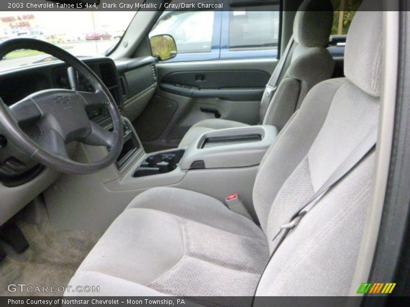Dark Gray Metallic / Gray/Dark Charcoal 2003 Chevrolet Tahoe LS 4x4