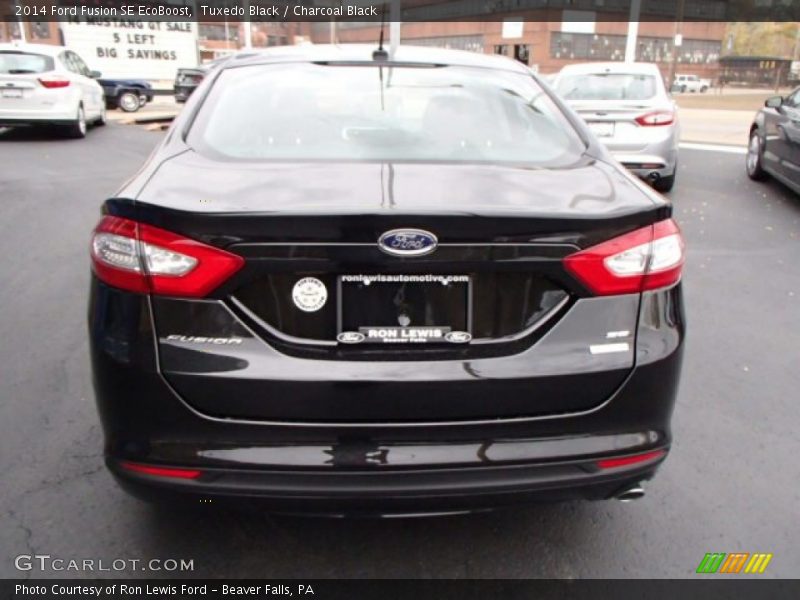 Tuxedo Black / Charcoal Black 2014 Ford Fusion SE EcoBoost