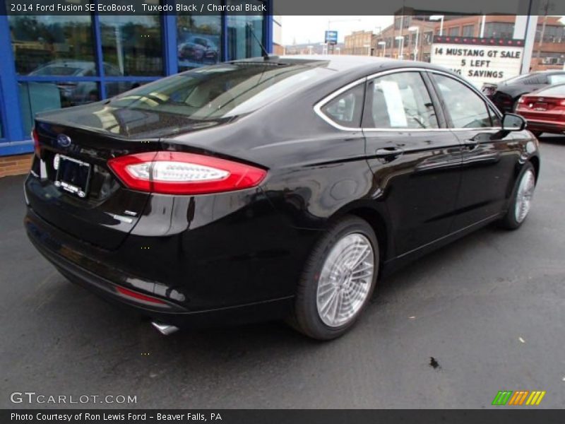 Tuxedo Black / Charcoal Black 2014 Ford Fusion SE EcoBoost