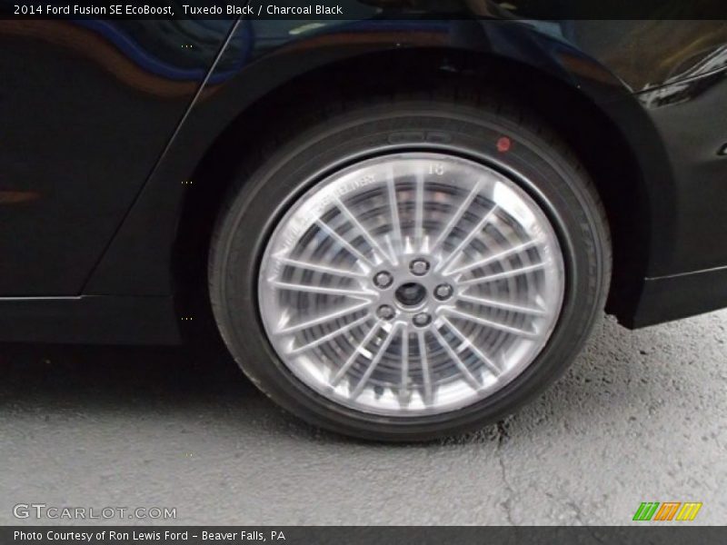 Tuxedo Black / Charcoal Black 2014 Ford Fusion SE EcoBoost