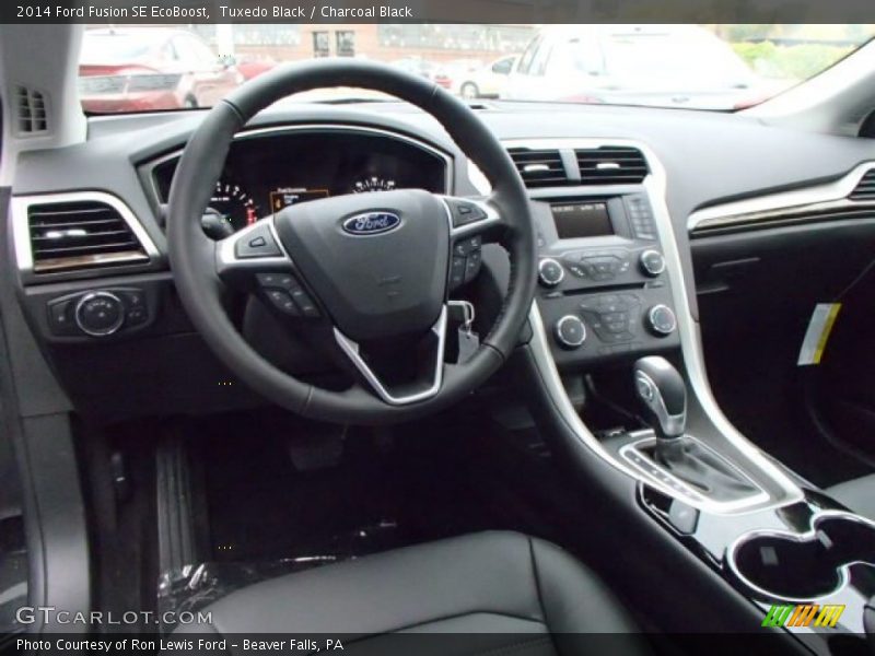 Tuxedo Black / Charcoal Black 2014 Ford Fusion SE EcoBoost