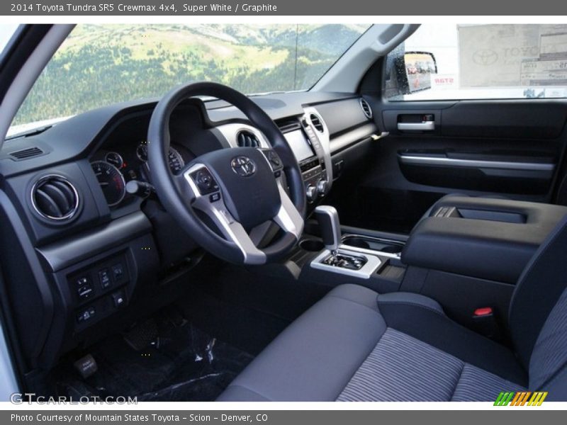 Super White / Graphite 2014 Toyota Tundra SR5 Crewmax 4x4
