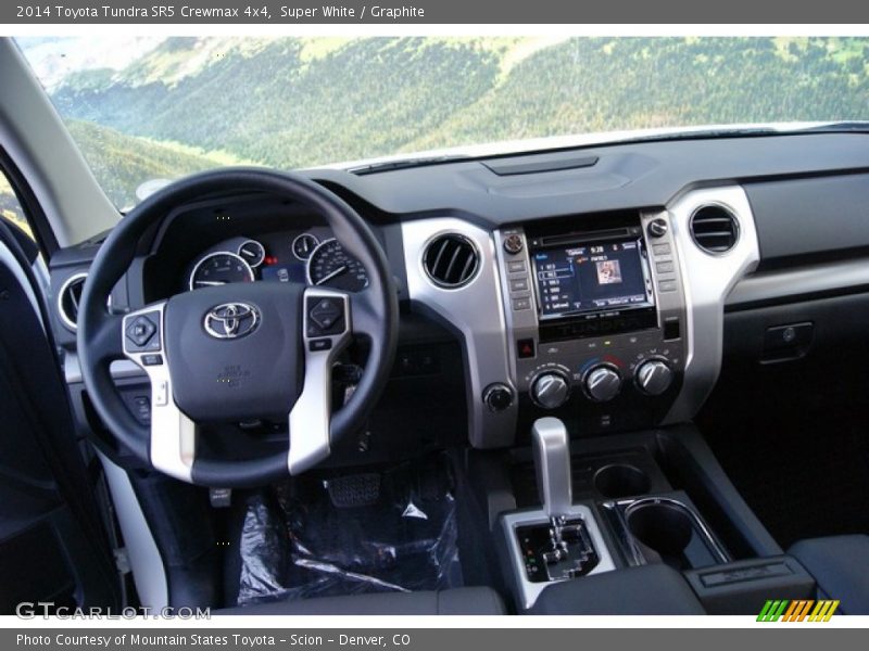 Super White / Graphite 2014 Toyota Tundra SR5 Crewmax 4x4