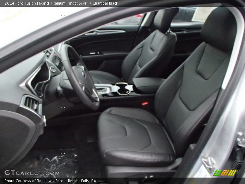 Front Seat of 2014 Fusion Hybrid Titanium