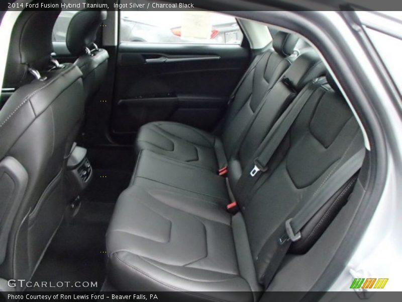 Rear Seat of 2014 Fusion Hybrid Titanium
