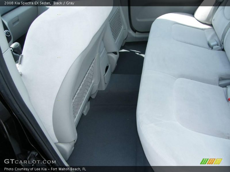Black / Gray 2008 Kia Spectra EX Sedan