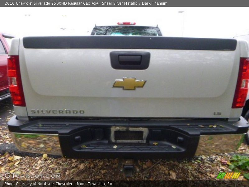 Sheer Silver Metallic / Dark Titanium 2010 Chevrolet Silverado 2500HD Regular Cab 4x4