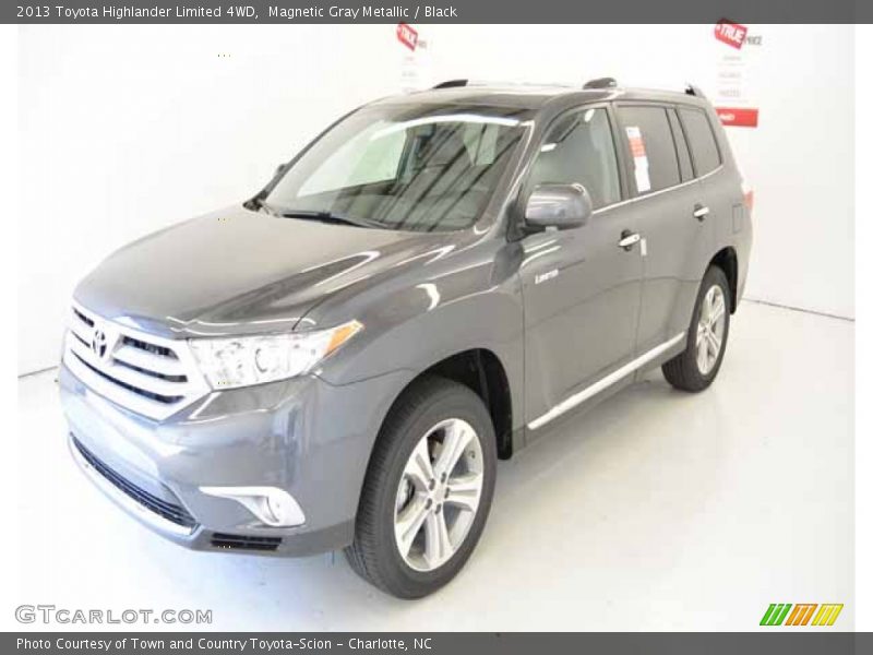 Magnetic Gray Metallic / Black 2013 Toyota Highlander Limited 4WD