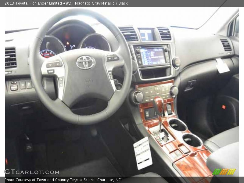 Magnetic Gray Metallic / Black 2013 Toyota Highlander Limited 4WD