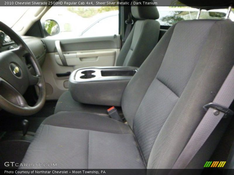Sheer Silver Metallic / Dark Titanium 2010 Chevrolet Silverado 2500HD Regular Cab 4x4