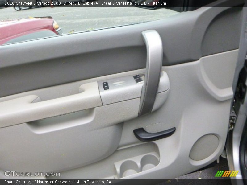 Sheer Silver Metallic / Dark Titanium 2010 Chevrolet Silverado 2500HD Regular Cab 4x4