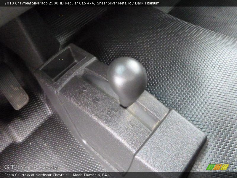 Sheer Silver Metallic / Dark Titanium 2010 Chevrolet Silverado 2500HD Regular Cab 4x4