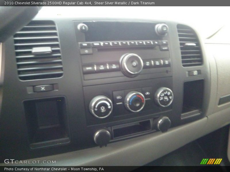 Sheer Silver Metallic / Dark Titanium 2010 Chevrolet Silverado 2500HD Regular Cab 4x4