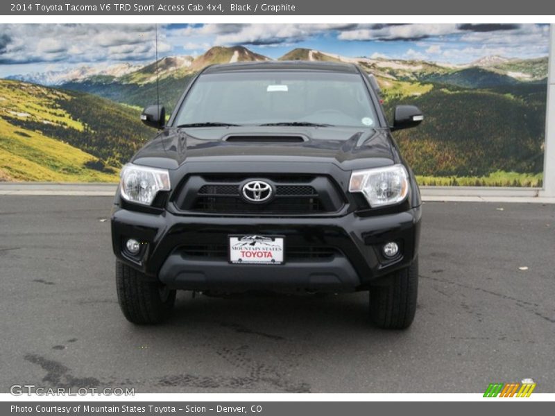 Black / Graphite 2014 Toyota Tacoma V6 TRD Sport Access Cab 4x4