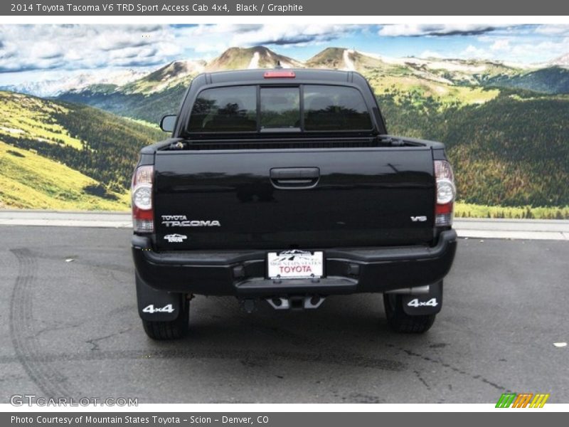 Black / Graphite 2014 Toyota Tacoma V6 TRD Sport Access Cab 4x4