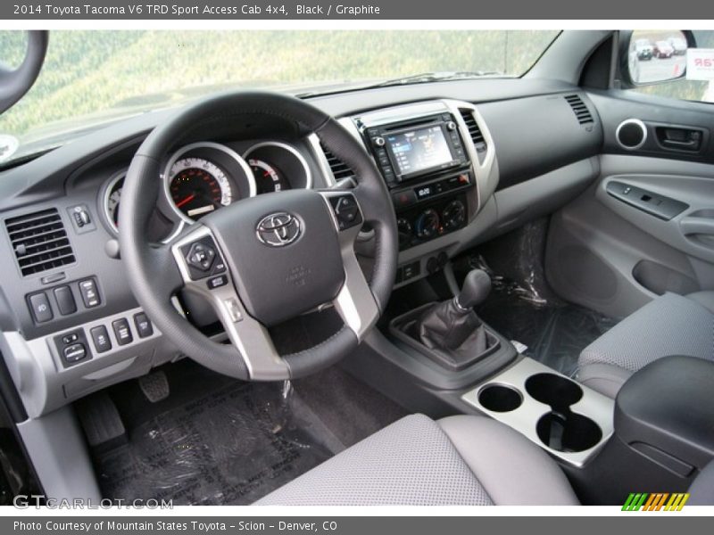  2014 Tacoma V6 TRD Sport Access Cab 4x4 Graphite Interior