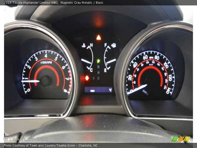 Magnetic Gray Metallic / Black 2013 Toyota Highlander Limited 4WD
