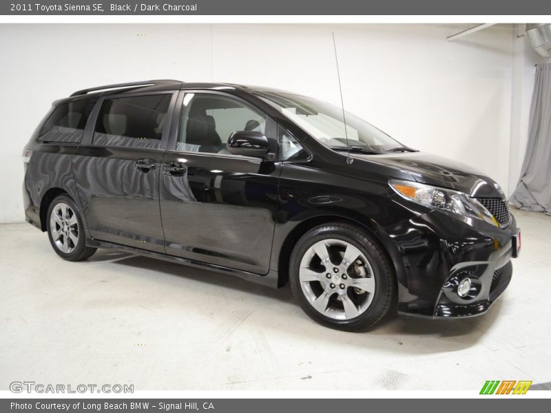 Black / Dark Charcoal 2011 Toyota Sienna SE