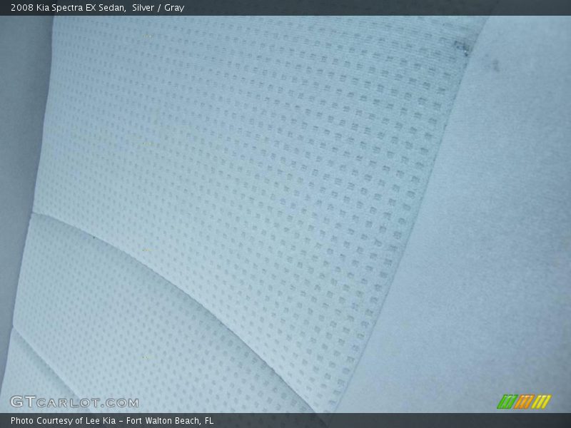Silver / Gray 2008 Kia Spectra EX Sedan