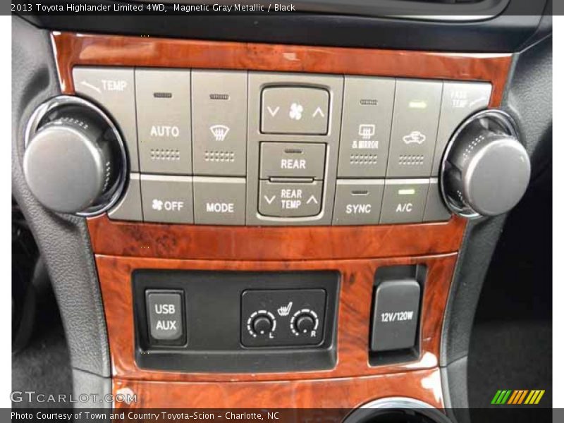 Magnetic Gray Metallic / Black 2013 Toyota Highlander Limited 4WD