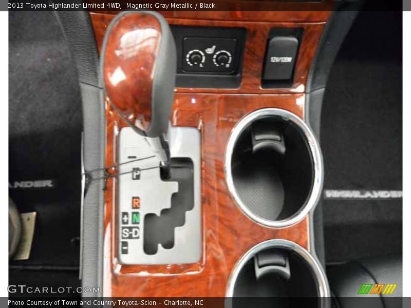Magnetic Gray Metallic / Black 2013 Toyota Highlander Limited 4WD