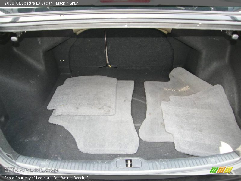 Black / Gray 2008 Kia Spectra EX Sedan