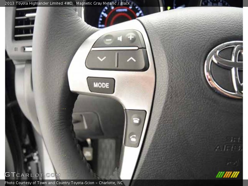 Magnetic Gray Metallic / Black 2013 Toyota Highlander Limited 4WD