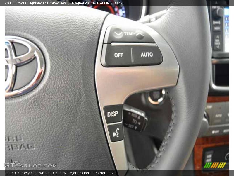 Magnetic Gray Metallic / Black 2013 Toyota Highlander Limited 4WD