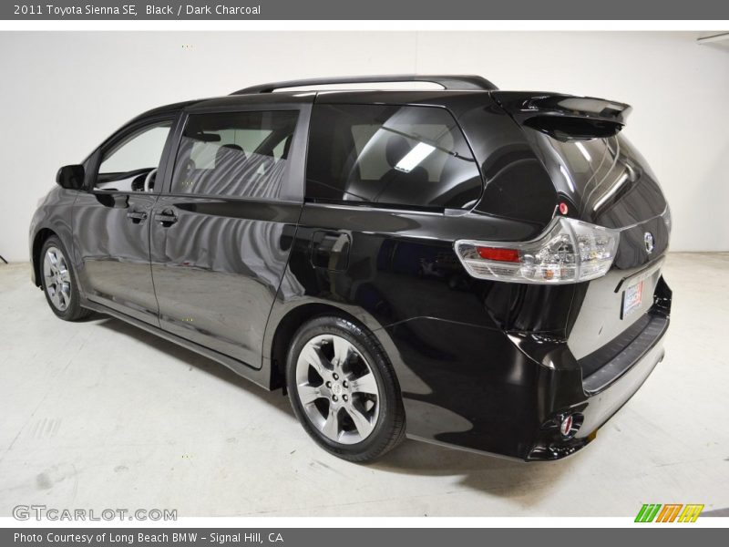 Black / Dark Charcoal 2011 Toyota Sienna SE